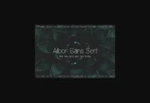 Albori Font Albori Font Poster 1