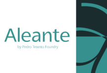 Aleante Font Poster 1