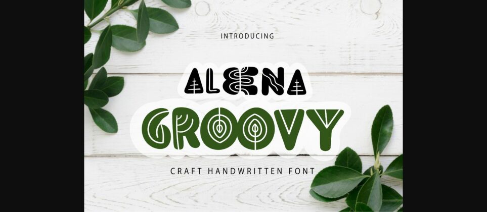 Aleena Groovy Font Poster 3