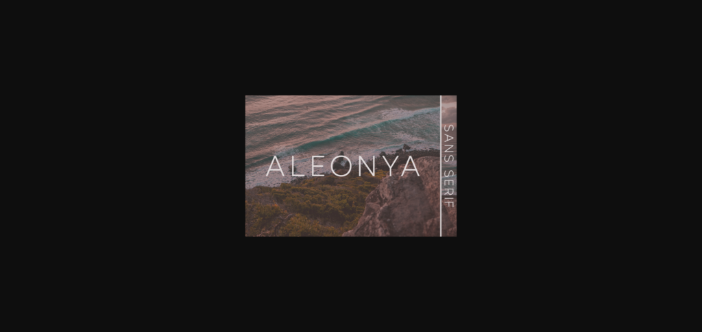 Aleonya Font Poster 3