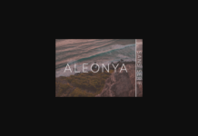 Aleonya Font Poster 1