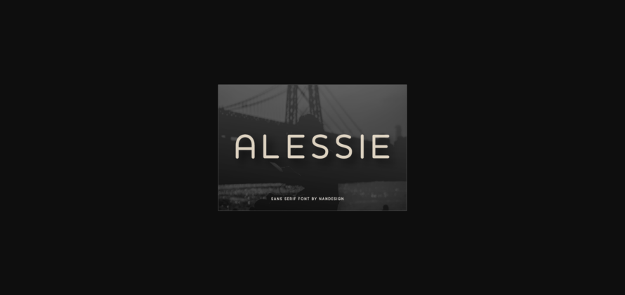 Alessie Font Poster 3