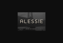 Alessie Font Poster 1