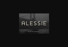 Alessie Font Alessie Font Poster 1