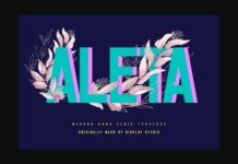 Aleta Font Poster 1