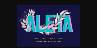 Aleta Font Poster 1