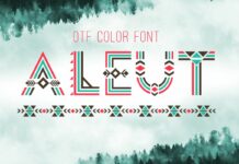 Aleut Font Poster 1