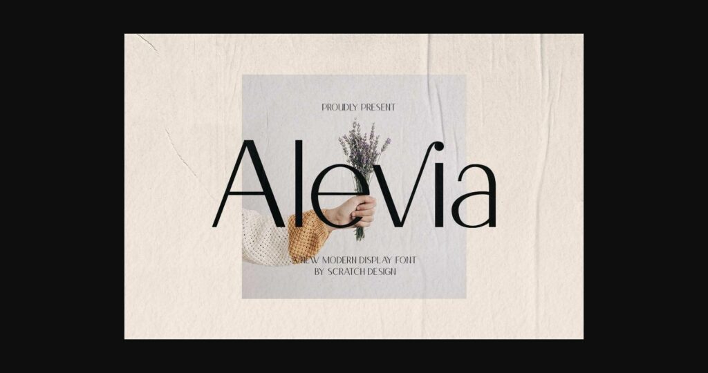 Alevia Font Poster 3