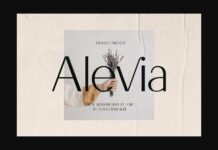 Alevia Font Poster 1