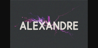 Alexandre Font Poster 1