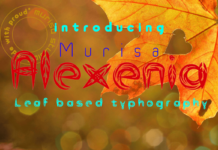 Murisa Alexenia Font Poster 1