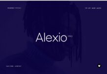 Alexio Font Poster 1