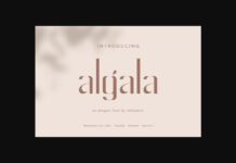 Algala Font Poster 1