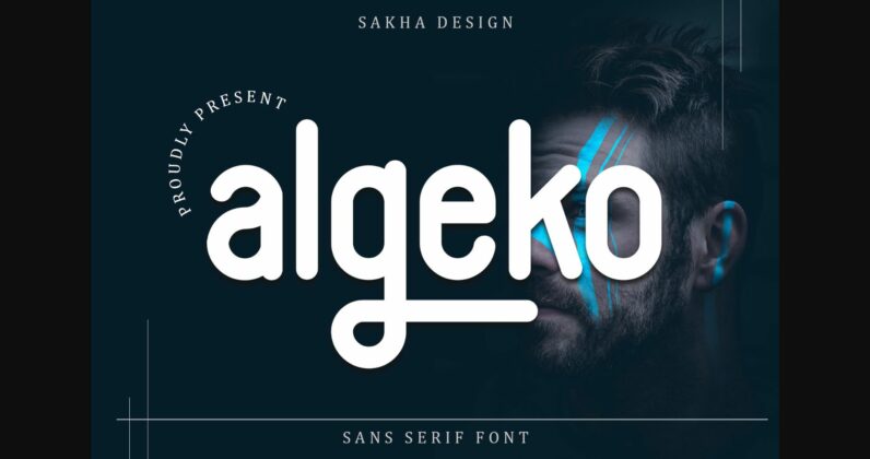 Algeko Font Poster 3