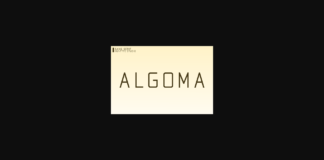 Algoma Font Poster 1