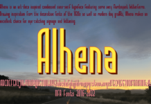 Alhena Font Poster 1