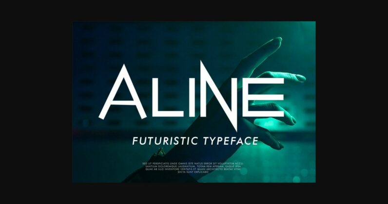 Aline Font Poster 3