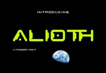 Alioth Font Poster 1