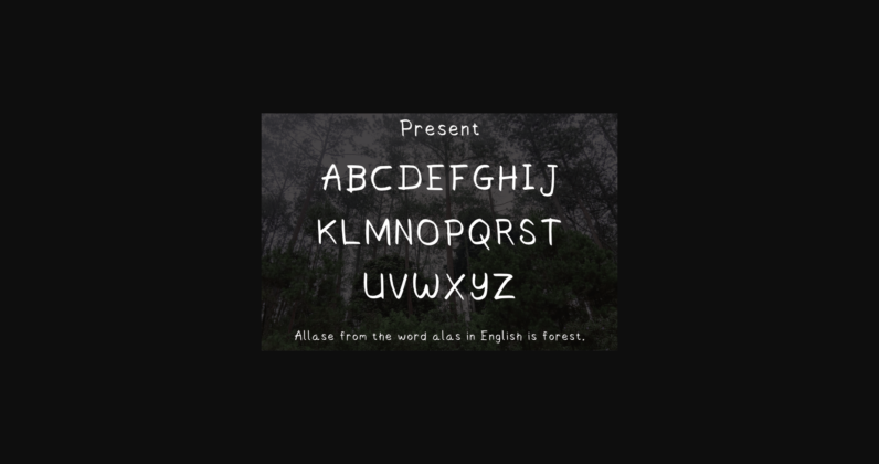 Allase Font Poster 4