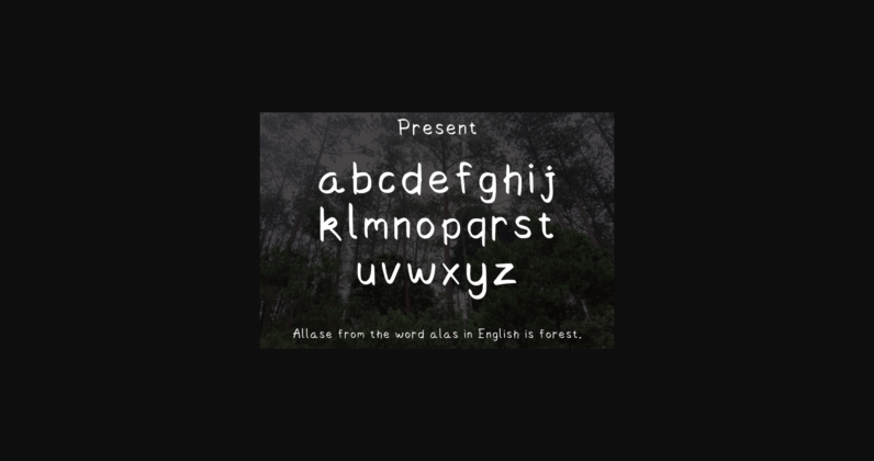 Allase Font Poster 5