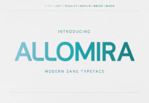 Allomira Font Poster 1