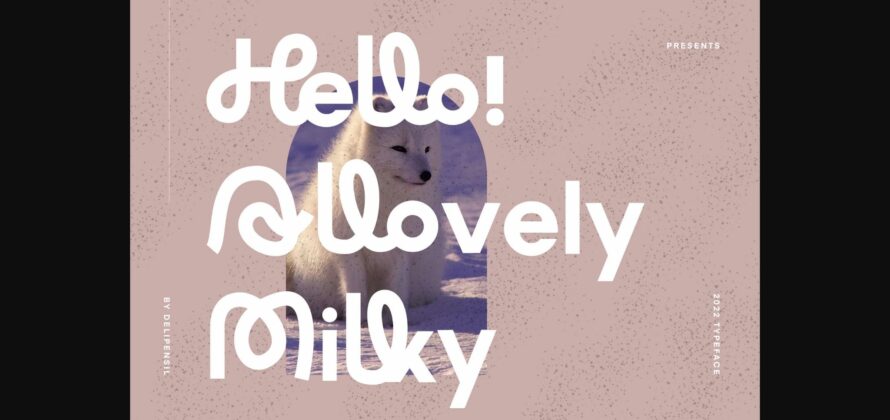 Allovely Font Poster 3