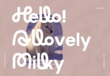 Allovely Font Poster 1