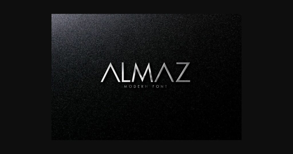 Almaz Font Poster 3