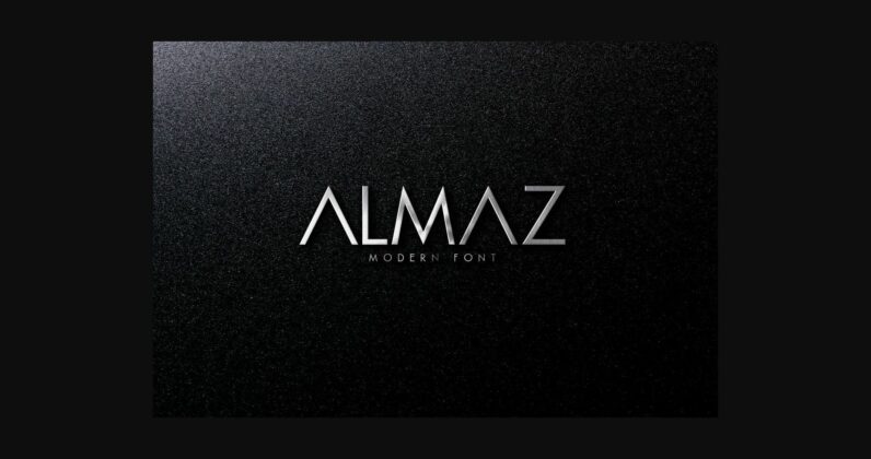 Almaz Font Poster 3