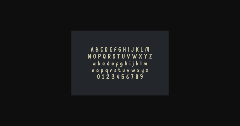 Almond Cookies Font Poster 4
