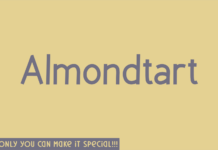 Almondtart Font Poster 1