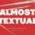 Almost Textual Font