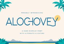 Alochovey Font Poster 1