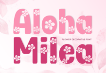 Aloha Milea Font Poster 1