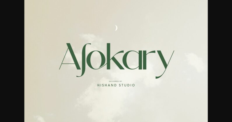 Alokary Font Poster 3