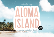 Aloma Island Font Poster 1