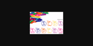 Alpha Apples Font Poster 1