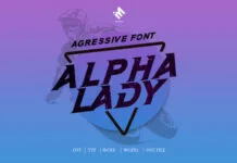 Alpha Lady Alpha lady font