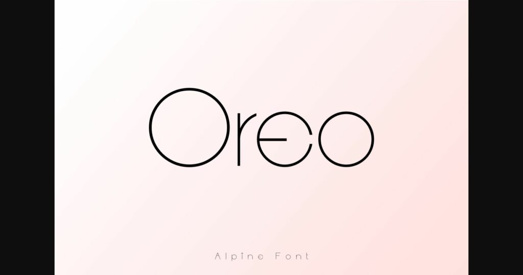 Alpine Font Poster 4