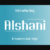 Alshani Font