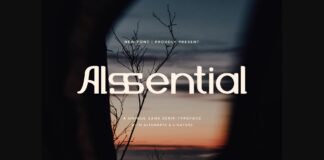 Alssential Font Poster 1