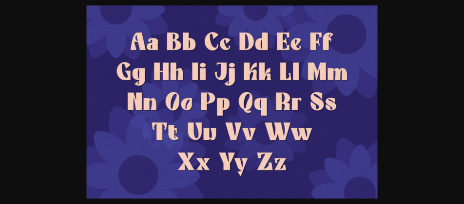 Altergo Display Font Poster 11