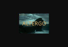 Altergo Font Poster 1