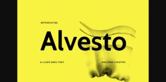 Alvesto Font Poster 1