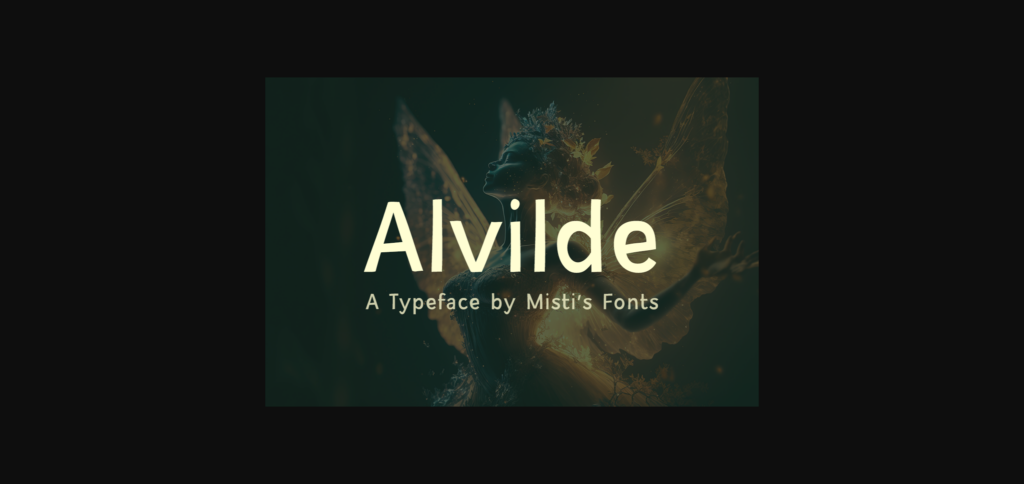 Alvilde Font Poster 3