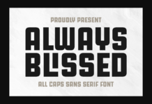 Always Blissed Font Poster 1