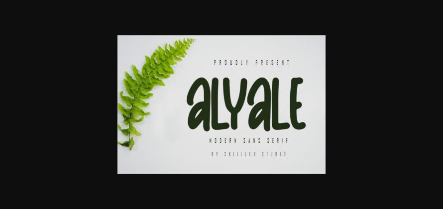 Alyale Font Poster 3