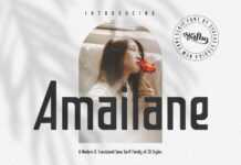 Amailane Font Poster 1