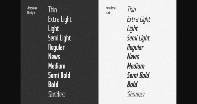 Amailane Font Poster 10