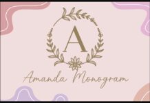 Amanda Font Poster 1